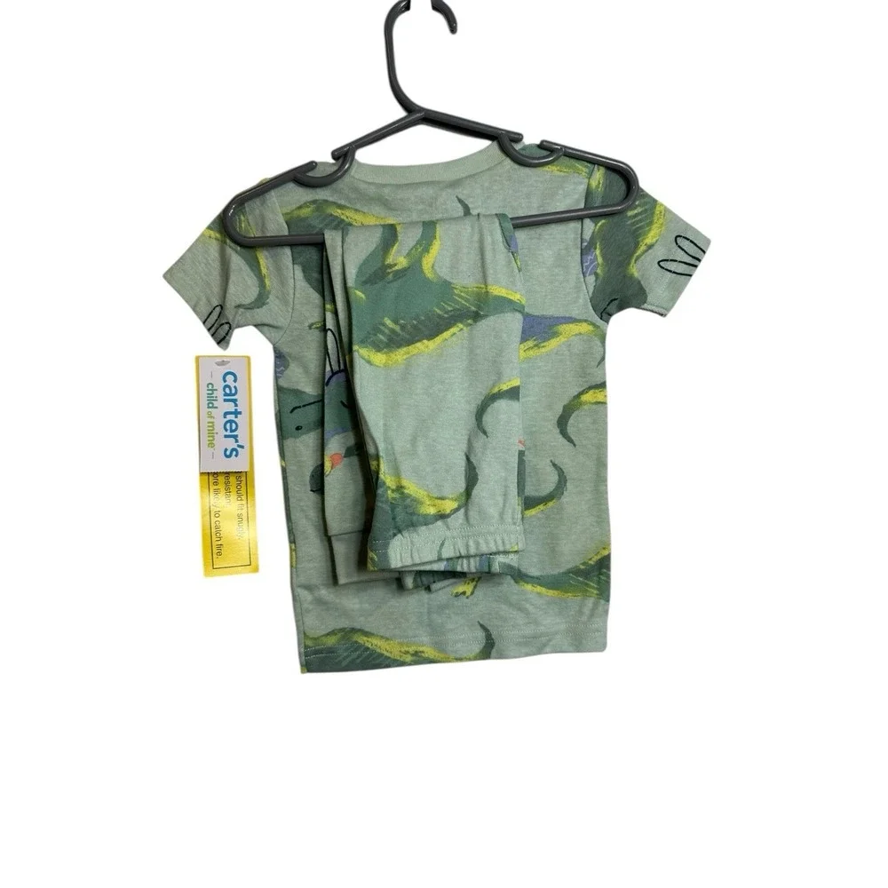 carters child of mine toddler boys sleepwear‎ pajamas outfit set size 2T